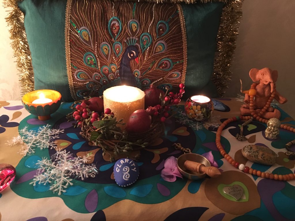 Winter Solstice Altar
